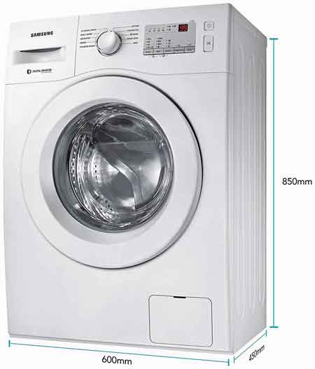 Samsung 6.0 Kg Fully-Automatic 5 Star Front Loading Washing Machine Model - WW60R20GLMA/TL